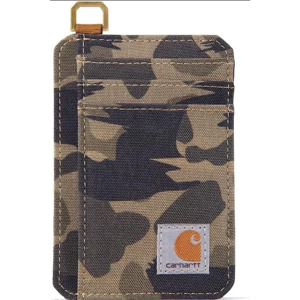 Carhartt Nylon Duck Front Pocket Wallet Camo RFID Blocking Cordura WW0238 NWT